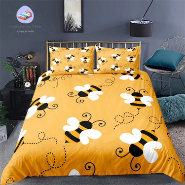 Housse de Couette Abeille une Place